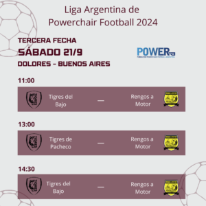 Imagen del post POWERCHAIR FOOTBALL: ¡DOLORES RECIBE EL COMIENZO DE LA 3° FECHA DE LA LIGA NACIONAL!